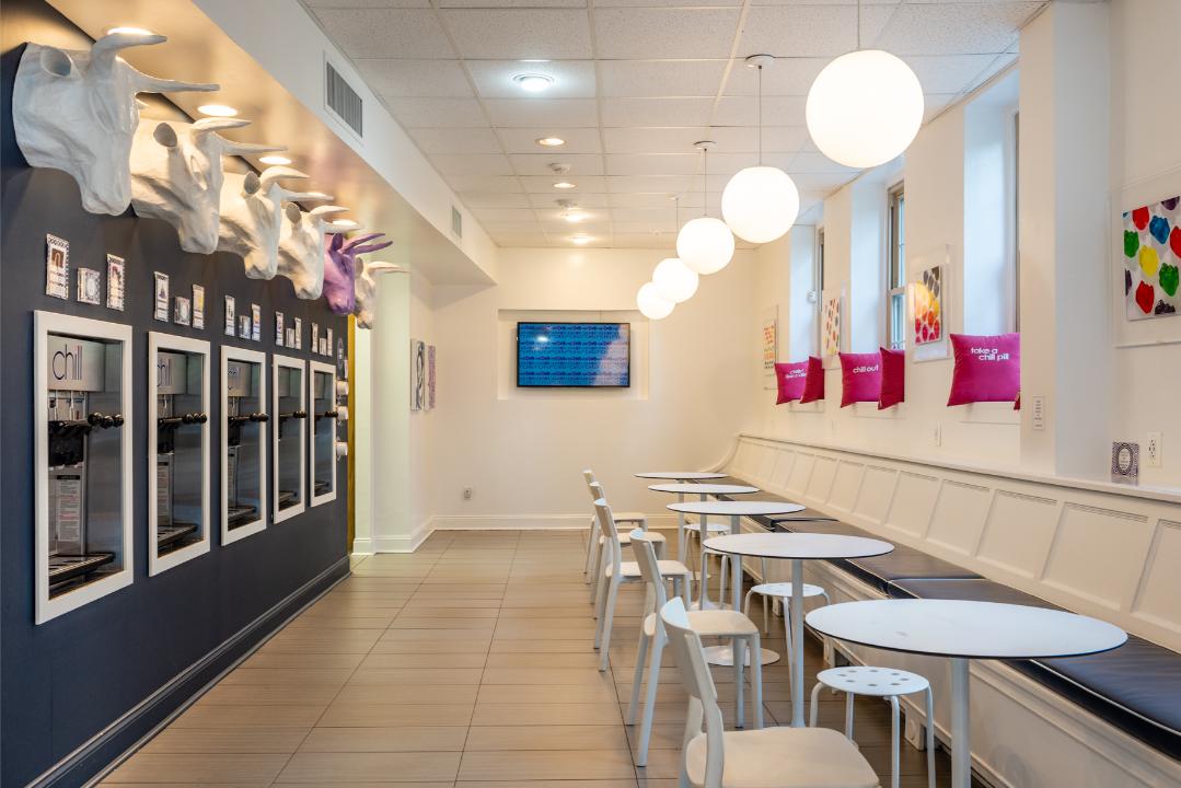 Interior of Chill on the Hill on Highland Avenue