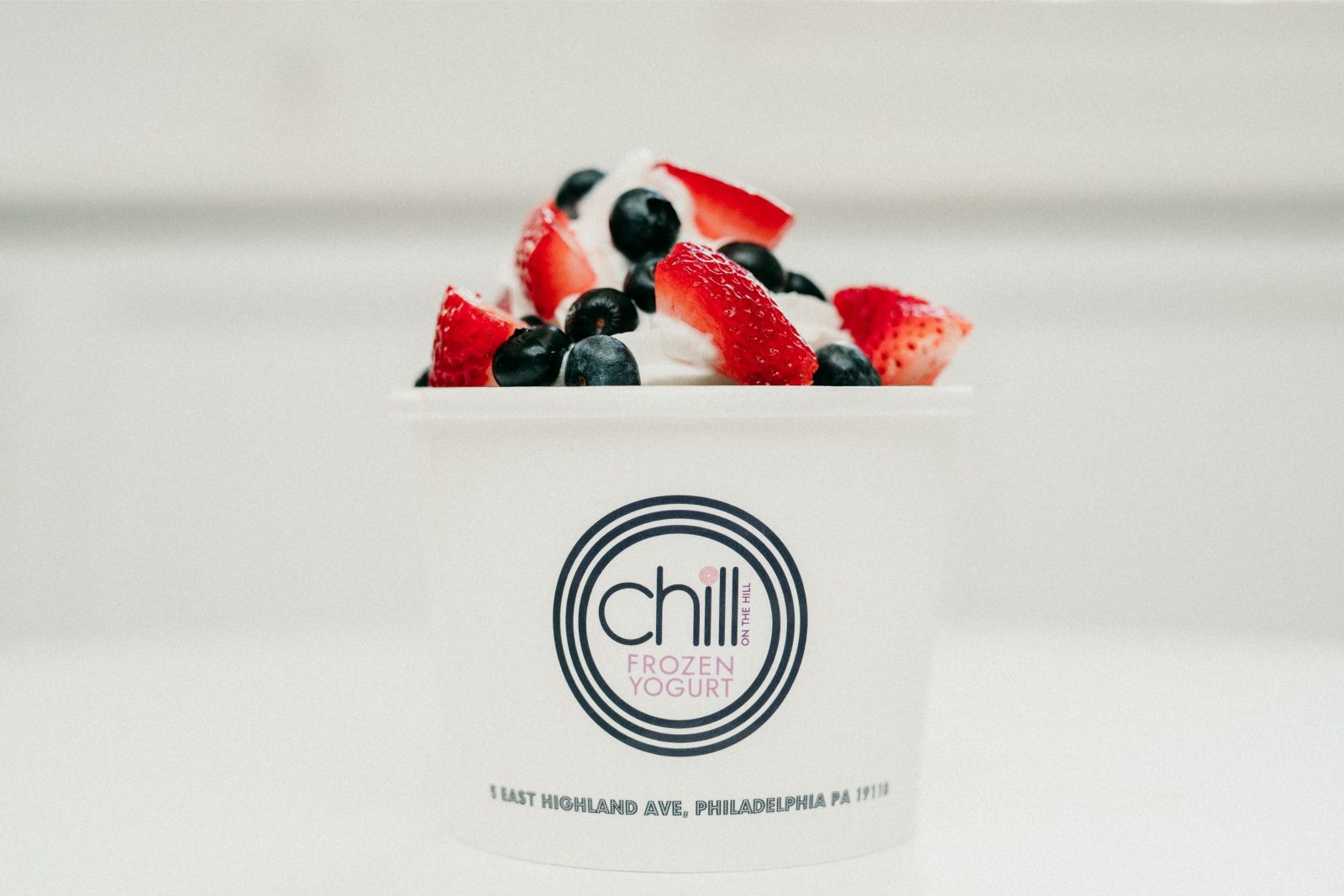 Fresh fruit toppings at Chill on the Hill