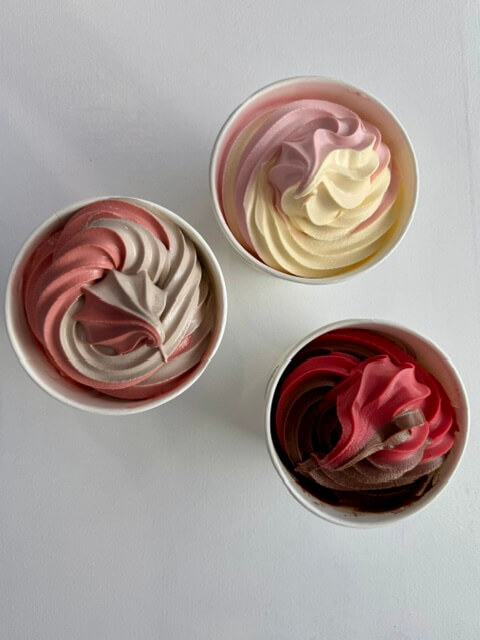 No sugar added frozen yogurt flavors at Chill on the Hill